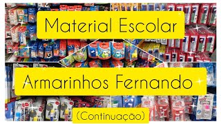 MATERIAL ESCOLAR ARMARINHOS FERNANDO  CONTINUAÇÃO [upl. by Hamel]