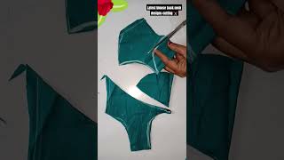 Latest blouse back neck designs cutting ✂️ tips and tricksoutfit ideas viral youtubeshorts 🥰🥰 [upl. by Winston]