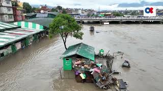 काठमाडौंमा बाढीको बितण्डा  Floods in Kathmandu  Drone Video  onlinekhabar [upl. by Kelsi441]