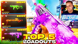 TOP 5 NEW META LOADOUTS in Warzone Rebirth Island Best Class Setups [upl. by Schroeder]