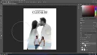 PreWedding Poster Double Exposure Timelapse for AFS  Photoshop [upl. by Nadia574]