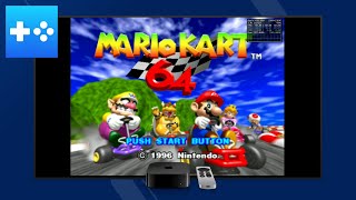 Provenance Emu N64  Mario Kart 64  Apple TV 4K 3rd gen Performance [upl. by Yerkovich]