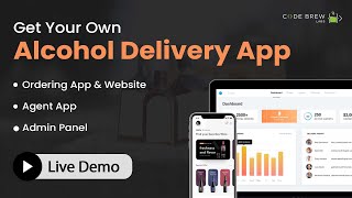 Build Your Liquor Delivery App Like Drizly  Uber For Alcohol Delivery 🍺  Drizly Clone  Live Demo [upl. by Alane]