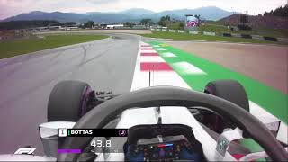 Valtteri Bottas Pole Lap  2018 Austrian Grand Prix [upl. by Kehr]