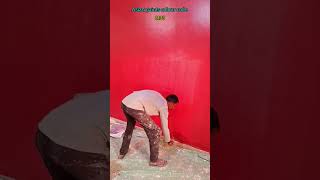 Dark Colour Asian Paints Colour Code 8133  wall Dark Colour Red ♥️colour work short [upl. by Salim]