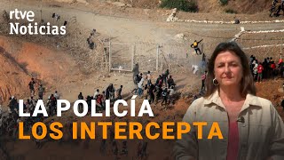 CEUTA El GRAN DESPLIEGUE POLICIAL evita la ENTRADA masiva de MIGRANTES tras los llamamientos RRSS [upl. by Yerot803]