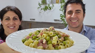 Pasta e piselli alla napoletana  Ricetta [upl. by Aninep]