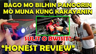 12V CAR JUMP STARTER POWER BANK REVIEW TESTING FROM SHOPEE  HOW TO USE CAR JUMP STARTER [upl. by Bernt]