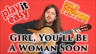 Girl Youll Be A Woman Soon  Urge Overkill guitar cover [upl. by Castle854]