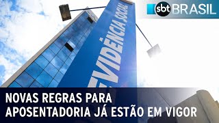 Novas regras para aposentadoria já estão em vigor  SBT Brasil 050124 [upl. by Akyre]