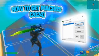 HOW TO GET MACROS IN FORTNITE 2024 [upl. by Avla]