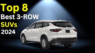 Top 8 Best Midsize 3 Row SUVs of 2024 [upl. by Pogah622]