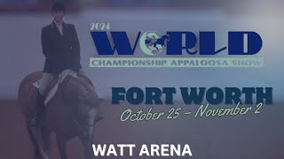 2024 Appaloosa World show  Watt Oct 25 900am CDT [upl. by Leahcimluap]