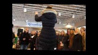 Flash mob opera in Norwegian shopping mall [upl. by Marlena793]