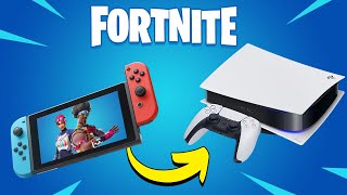 How To Put Nintendo Switch Fortnite Account On PS5 Step By Step [upl. by Suckow96]