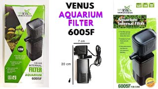 How To Use Venus Aqua Aquarium Internal Filter 6005F  Aquarium Water Filter  Jainsons Pet Products [upl. by Glass]