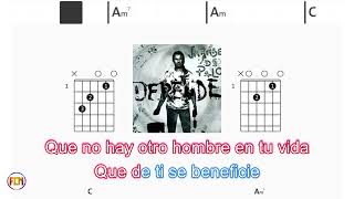 JARABE DE PALO Depende FCN GUITAR CHORDS amp LYRICS [upl. by Doretta]