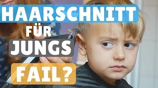 AUSPROBIERT Kleinkind SELBST die HAARE SCHNEIDEN  Haarschnitt  für JUNGS [upl. by Ness]