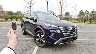 2024 Nissan Rogue SL Premium AWD Start Up Walkaround Test Drive and Review [upl. by Vieva248]