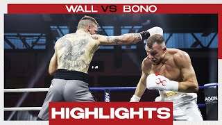 HIGHLIGHTS  Paul Wall vs Simone Bono Super Welterweight [upl. by Yrrek]