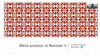 Meta analysis in Revman III [upl. by Aztilay]