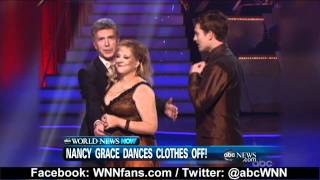 Nancy Grace Wardrobe Malfunction on Dancing With The Stars 2011 [upl. by Sleinad]