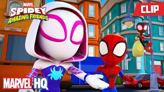 Meet Spidey and His Amazing Friends S3 Short 8  Meet Lizard  disneyjunior MarvelHQ [upl. by Yemiaj]