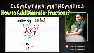 How to Add Dissimilar Fractions in 3 easy steps MathTeacherGelo [upl. by Leahcimal63]