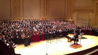 National Youth Choir  Carnegie Hall 2012 [upl. by Hapte]