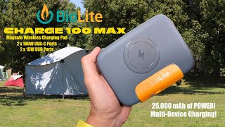 BioLite Charge 100 Max  The Battery Pack with MORE POWER [upl. by Leilah921]