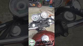 Benelli IMPERIALE 400  HIGH REV SOUND [upl. by Ynaffad]