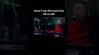 N0tail quotJohan Prophet Anybody  😂😂quot  TI8 Grand Final Truesight OG vs LGD Shorts [upl. by Laersi403]