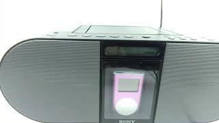 Sony ZSS4IP IPOD STEREO BOOM BOX [upl. by Lletnohs351]