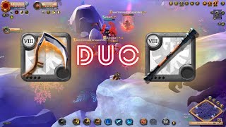 QuarterstaffInfernal Scythe  Боевой шестАдская коса  Розыгрыш Albion Online [upl. by Annaeoj926]