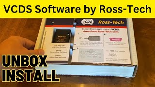 VCDS Scan Tool Unboxing Install Registration [upl. by Jehial]