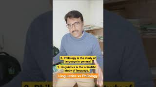 Linguistics vs Philology shorts [upl. by Bailie]