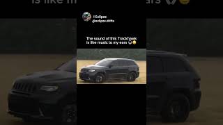 Drifting a Trackhawk in a field automobile car racing fun performance meme comedy funny [upl. by Nyrhtak]