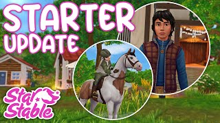 NEW AREA JUSTIN MAKEOVER amp STARTER UPDATE  Star Stable [upl. by Rhianna289]