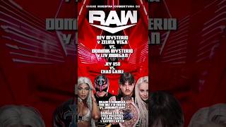 Rey Mysterio y Zelina Vega enfrentan a Dominik Mysterio y Liv Morgan este lunes en WWERaw [upl. by Nnylaehs]