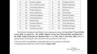 CTTC Sohra selected candidates 2024 2026 [upl. by Zemaj]