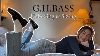 GHBASS Weejuns Unboxing amp What Size to Buy [upl. by Juliano]