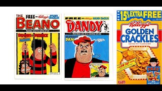 Kelloggs Beano amp Dandy Mini Comics amp Advert 1992 [upl. by Irtemed]