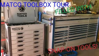 MATCO toolbox tour filled with SnapOn tools [upl. by Lindy588]