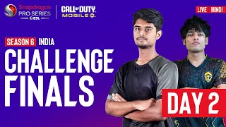 Hindi CODM Snapdragon Mobile Challenge Finals  DAY 2  Season 6 India [upl. by Sucramat]