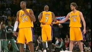 Finali NBA Lakers  Celtics gara 4 2008 Tranquillo Buffa [upl. by Trinatte]