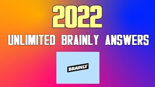 How To See Unlimited Brainly Answers No Account 2022 [upl. by Alvin]