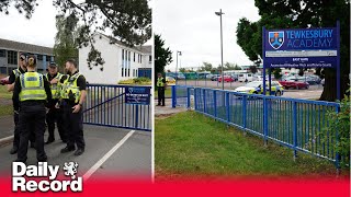 Teenage boy arrested and school locked down after teacher stabbed at UK secondary school [upl. by Bastian]