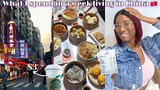 How Much I Spend in a Week as an International Student living In China [upl. by Bihas]