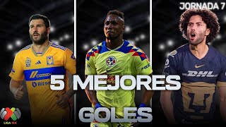 Los 5 Mejores Goles De La Jornada 7 Apertura 2024 ligamx  RBTFUTBOL [upl. by Karl]