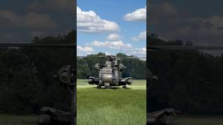 The German Air Force Bundeswehr CH53GS helicopter in action [upl. by Aisek547]